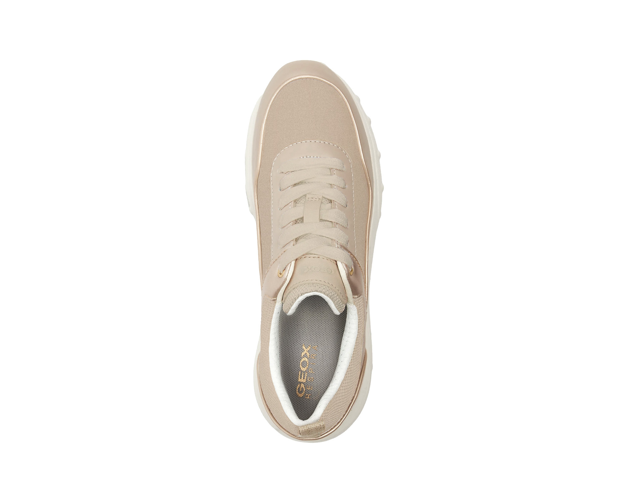 Geox D Alleniee B Beige Lt Sand Sneakers