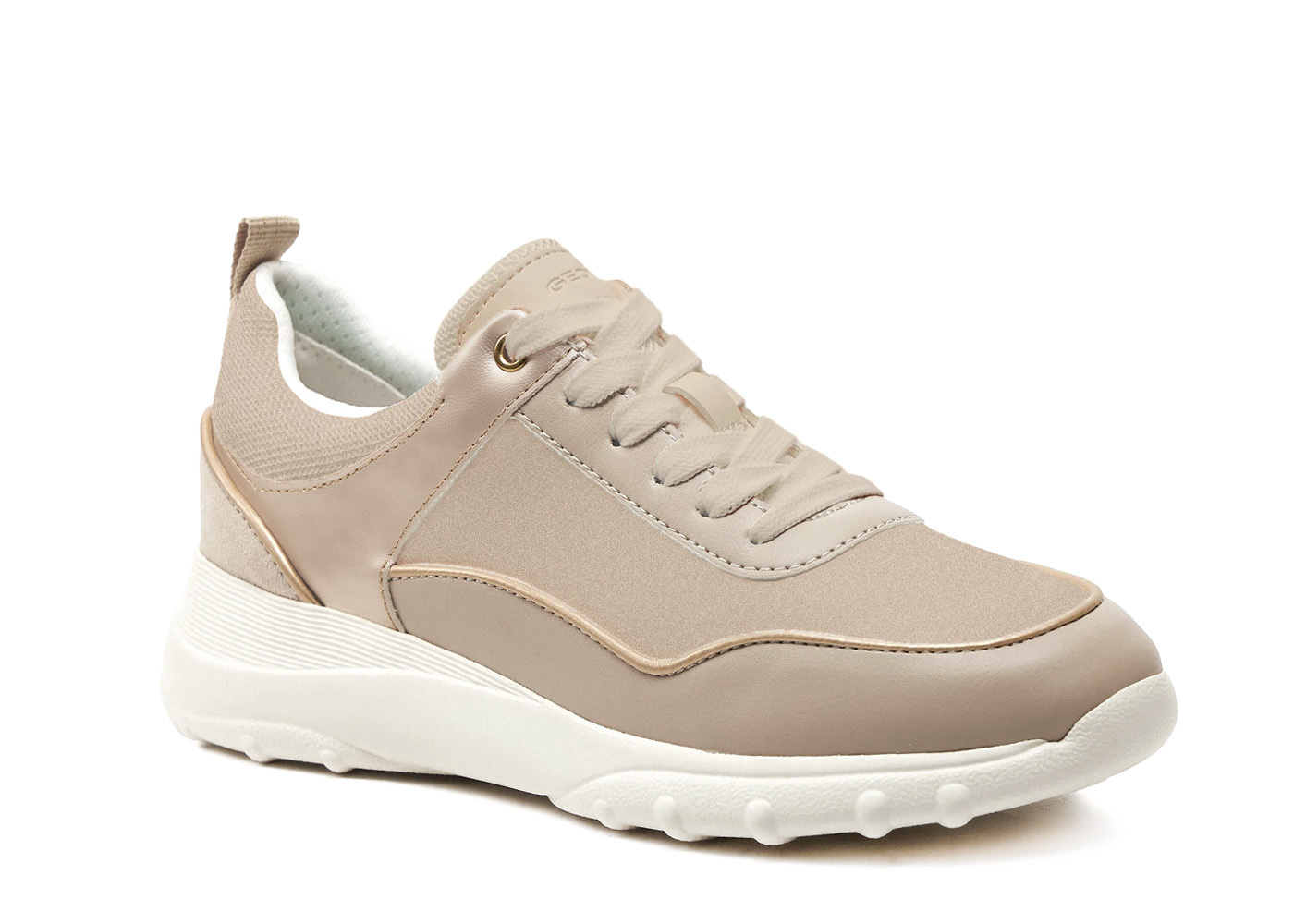 Geox D Alleniee B Beige Lt Sand Sneakers