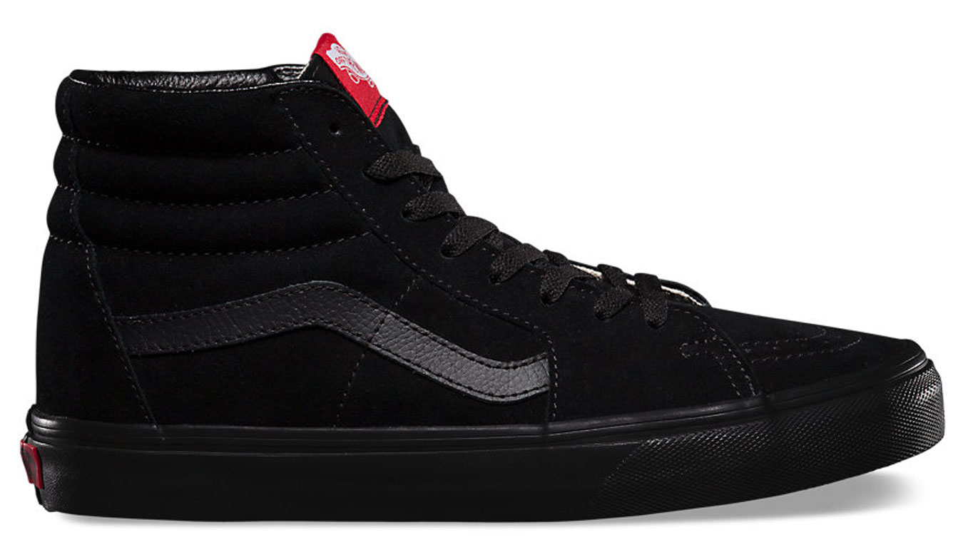 Vans SK8-Hi Black Black Unisex - Αθλητικά παπούτσια Vans - Μαύρο - VN000D5IBKA-4UK