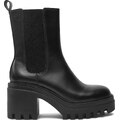 CALVIN KLEIN Μποτακια Chunky Heeled Chelsea Lth YW0YW01547 0GJ triple black