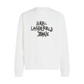 KARL LAGERFELD JEANS Μπλούζα φούτερ μαύρο / λευκό