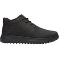 Ανδρικά μποτάκια Timberland TB0A69Q5W05 HUDSON ROAD MID LACE CHUKKA BOOT BLACK NUBUCK μαύρο δέρμα nubuck