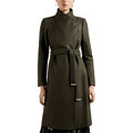 TED BAKER Παλτο Rose Mid Length Wool Wrap 278149 dk-green