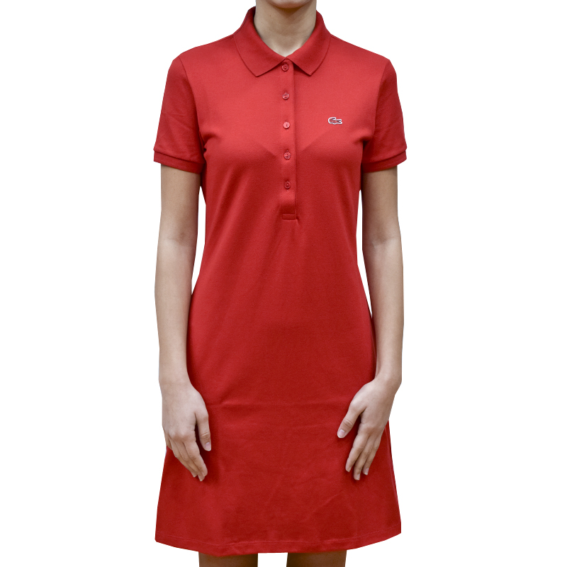 red lacoste dress