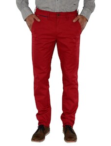 Trial jeans Ανδρικό παντελόνι Trial κόκκινο υφασμάτινο Taylor S17R