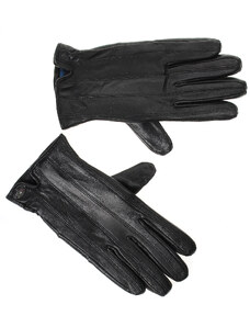 Ανδρικά Δερμάτινα Γάντια Brandbags Collection NIG012 Black