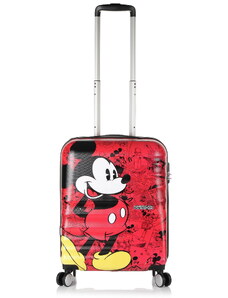 Παιδική Βαλίτσα Σκληρή Καμπίνας American Tourister Wavebreaker Disney Spinner 55 Cabin Size 85667-6976 Mickey Comics Red