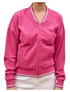 JUICY COUTURE TRK MICROTERRY ALUMNI WESTWOOD JKT PINK