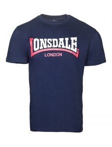 Lonsdale T-Shirt Two Tone-Μπλε σκούρο-S