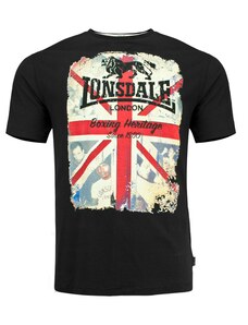 Lonsdale T-Shirt Hadley-Μαύρο-S