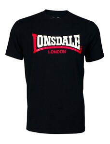 Lonsdale T-Shirt Two Tone -Μαύρο-S