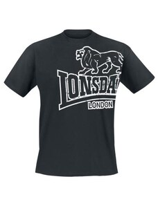 Lonsdale T-Shirt Langsett-Μαύρο-M
