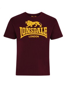 Lonsdale T-Shirt Logo regular fit-Μπορντό-S