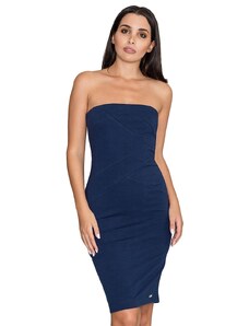 Figl Γυναικείο Φόρεμα M575 Σκούρο Μπλε