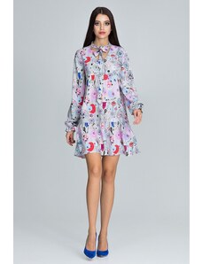 Figl Γυναικείο Φόρεμα M599 Pattern 73