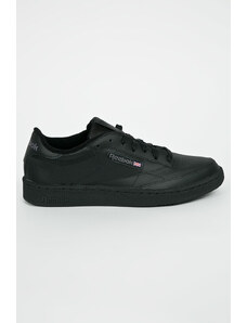Δερμάτινα αθλητικά παπούτσια Reebok Classic χρώμα μαύρο AR0454.10000015