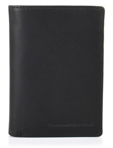 Δερμάτινο Πορτοφόλι Κάθετο με Flap The Chesterfield Brand C08.0203 00 Black