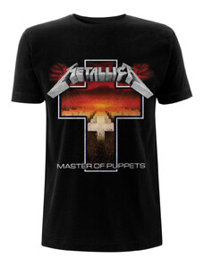 ROCK OFF Ανδρικό t-shirt Metallica - Master Of Puppets Cross - Μαύρο - RTMTLTSBCRO