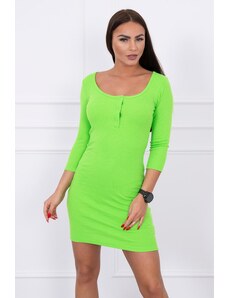 Kesi Φόρεμα με λαιμόκοψη υπνάκο πράσινο νέον