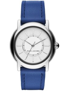 MARC JACOBS Courtney - MJ1451, Silver case with Blue Leather Strap