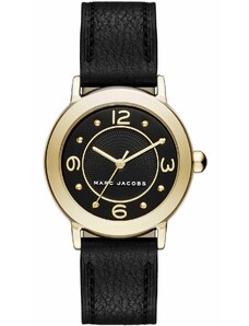 MARC JACOBS Riley - MJ1475, Gold case with Black Leather Strap