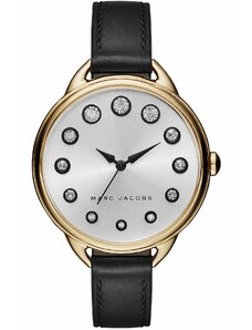 MARC JACOBS Betty - MJ1479, Gold case with Black Leather Strap
