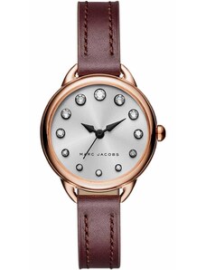MARC JACOBS Betty - MJ1481, Rose Gold case with Bordeuax Leather Strap