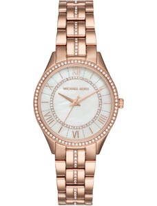MICHAEL KORS Lauryn Crystals - MK3716, Rose Gold case with Stainless Steel Bracelet