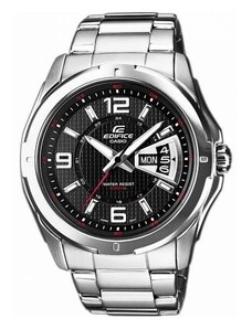 CASIO Edifice - EF-129D-1AVEF, Silver case with Stainless Steel Bracelet