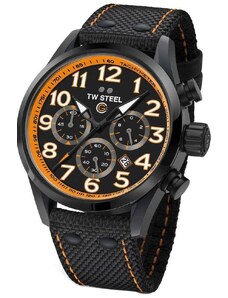 TW STEEL GCK Rallycross Special Edition Chronograph - TW981, Black case with Black Fabric Strapt