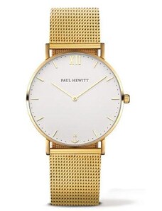 PAUL HEWITT Sailor Line - PH-SA-G-Sm-W-4S Gold case with Stainless Steel Bracelet