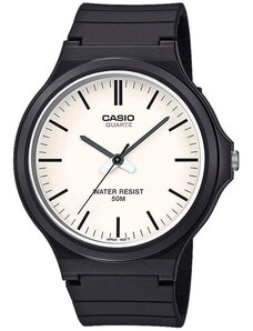 CASIO Collection - MW-240-7EVEF, Black case with Black Rubber Strap
