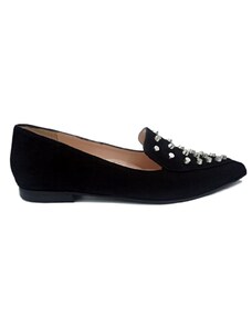 Anastasia Shoes Δερμάτινα Loafers Μαύρα 89