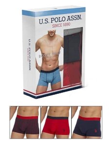 U.S. Polo ASSN. Ανδρικό Boxer Stretch Cross - Τριπλό Πακέτο