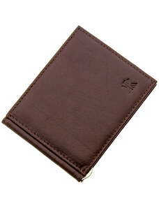 Πορτοφόλι με μεταλλικο έλασμα Kappa MB1470A-Καφέ
