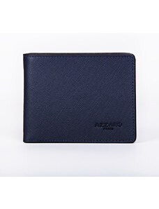 AZZARO Ανδρικό πορτοφόλι δερμάτινο μπλέ AZE05AF - 22998-7-03