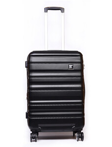 Βαλίτσα μεσαία 70+12 Λίτρα μαύρη polycarbonate με 4 ρόδες Airplus 8TCEJ88 - 22751-8-01