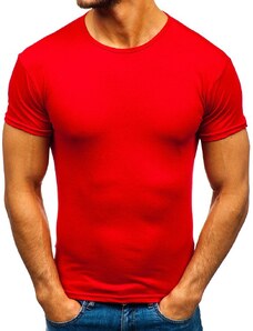 Kesi Men's T-shirt without print 0001 - red,