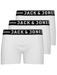 JACK & JONES Μποξεράκι 'Sense' μαύρο / λευκό