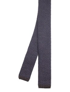 HUGO Γραβάτα Πλεκτή Μάλλινη Καρό 5CM Μπλε