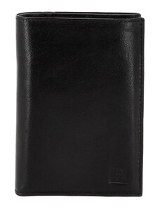 HEXAGONA Πορτοφόλι μαύρο δερμάτινο W124 - 24641-01