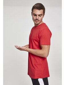 UC Men Διαμορφωμένο μακρύ μπλουζάκι φωτιά κόκκινο