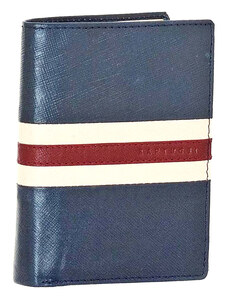 Δερμάτινο Πορτοφόλι όρθιο Bartuggi 520-39-Μπλε