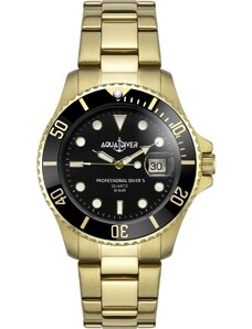 AQUADIVER Water Master - 14584596 , Gold case with Stainless Steel Bracelet