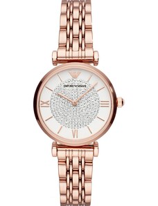 EMPORIO ARMANI Ladies Crystals - AR11244, Rose Gold case with Stainless Steel Bracelet