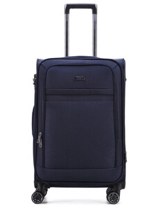 AIRPLUS Μεσαία βαλίτσα μπλε από ύφασμα με 4 ρόδες AC31I - 25401-03