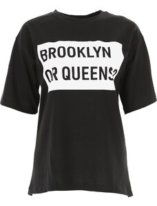 DKNY Μπλουζάκι για Γυναίκες, Μαύρο, Κοτόν, 2024, 40 M