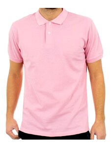 Ανδρικό μπλουζάκι τυπου polo ροζ