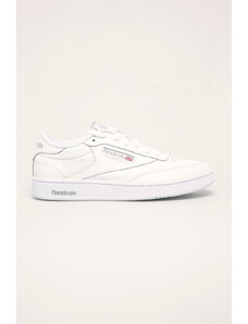 Δερμάτινα αθλητικά παπούτσια Reebok Classic CLUB C 85 χρώμα: άσπρο AR0455.100000154