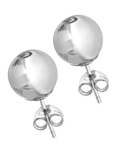 VFJ-Voulgaris Fashion Jewelry VFJ Ασημένια καρφωτά σκουλαρίκια μπάλα 8mm